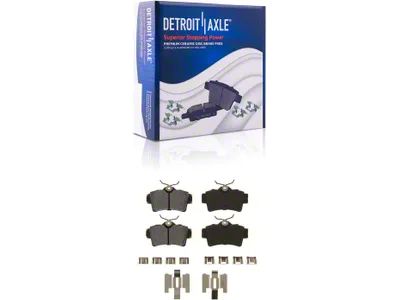 Ceramic Brake Pads; Rear Pair (94-04 Mustang GT, V6)