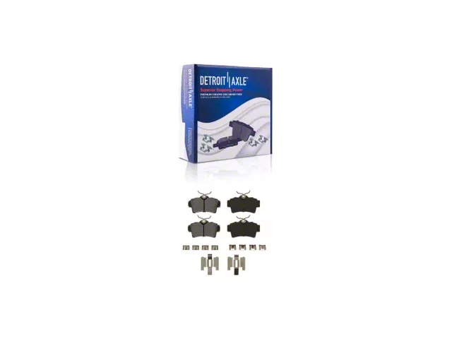 Ceramic Brake Pads; Rear Pair (94-04 Mustang GT, V6)