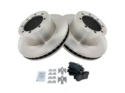 Ceramic Brake Rotor and Pad Kit; Rear (94-04 Mustang Cobra, Bullitt, Mach 1)