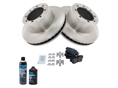 Ceramic Brake Rotor and Pad Kit; Rear (94-04 Mustang Cobra, Bullitt, Mach 1)