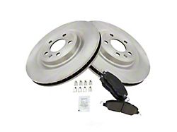 Ceramic Brake Rotor and Pad Kit; Front (11-14 Mustang GT w/o Performance Pack)
