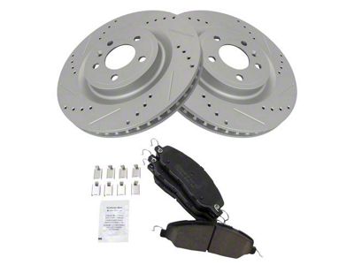 Ceramic Performance Brake Rotor and Pad Kit; Front (11-14 Mustang GT w/o Performance Pack)