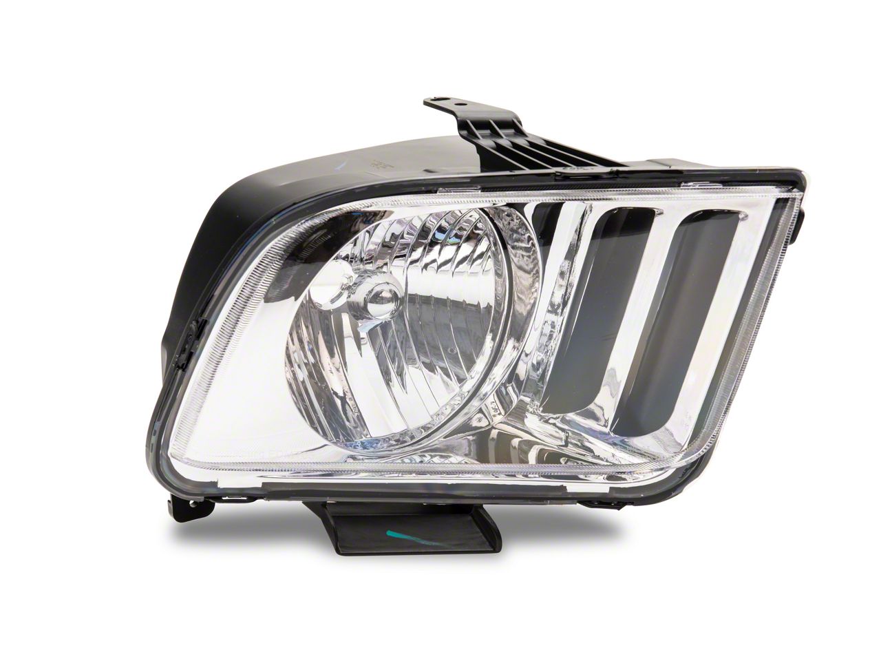 Mustang Euro Headlights Chrome Housing Clear Lens 05 09 Mustang w Factory Halogen Headlights Excluding GT500 Free Shipping