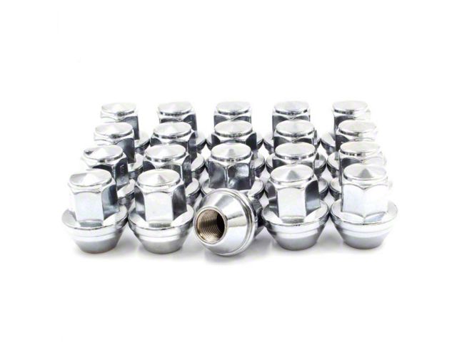 Chrome OEM Style Lug Nuts; 13/16-Inch; Set of 20 (15-24 Mustang)