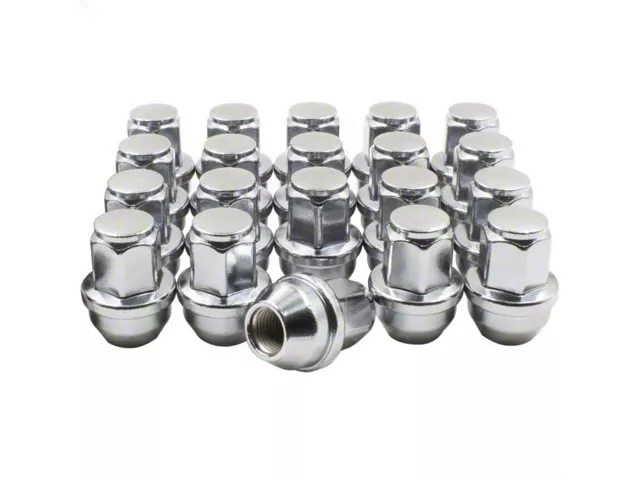 Chrome OEM Style Lug Nuts; 13/16-Inch; Set of 20 (15-24 Mustang)