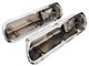 Holley Valve Covers; Chrome (79-95 V8 Mustang)