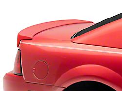 Cobra Style Rear Spoiler with with Brake Light Insert; Unpainted (99-04 Mustang)