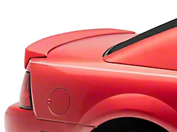 Cobra Style Rear Spoiler with with Brake Light Insert; Unpainted (99-04 Mustang)