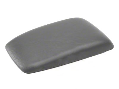 OPR Center Console Armrest Pad; Titanium Gray (87-93 Mustang)