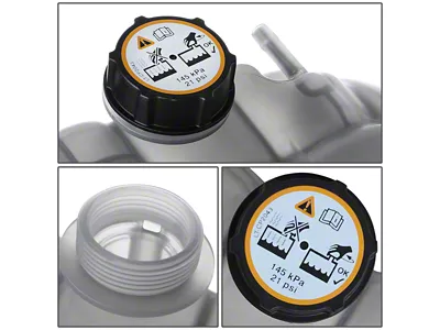 Coolant Recovery Tank with Cap (15-23 Mustang)