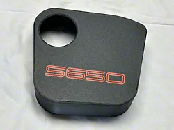Coolant Tank Cover with S650 Text; Red (2024 Mustang)