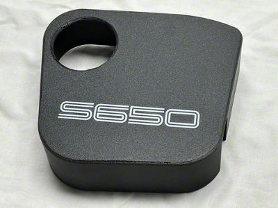 Coolant Tank Cover with S650 Text; White (24-25 Mustang)