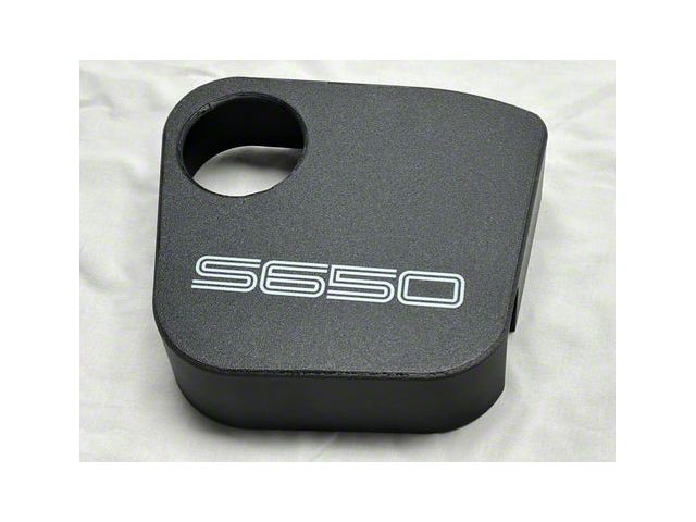 Coolant Tank Cover with S650 Text; White (2024 Mustang)
