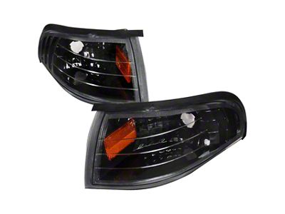 Corner Parking Turn Signal Lights with Amber Reflector (94-98 Mustang)