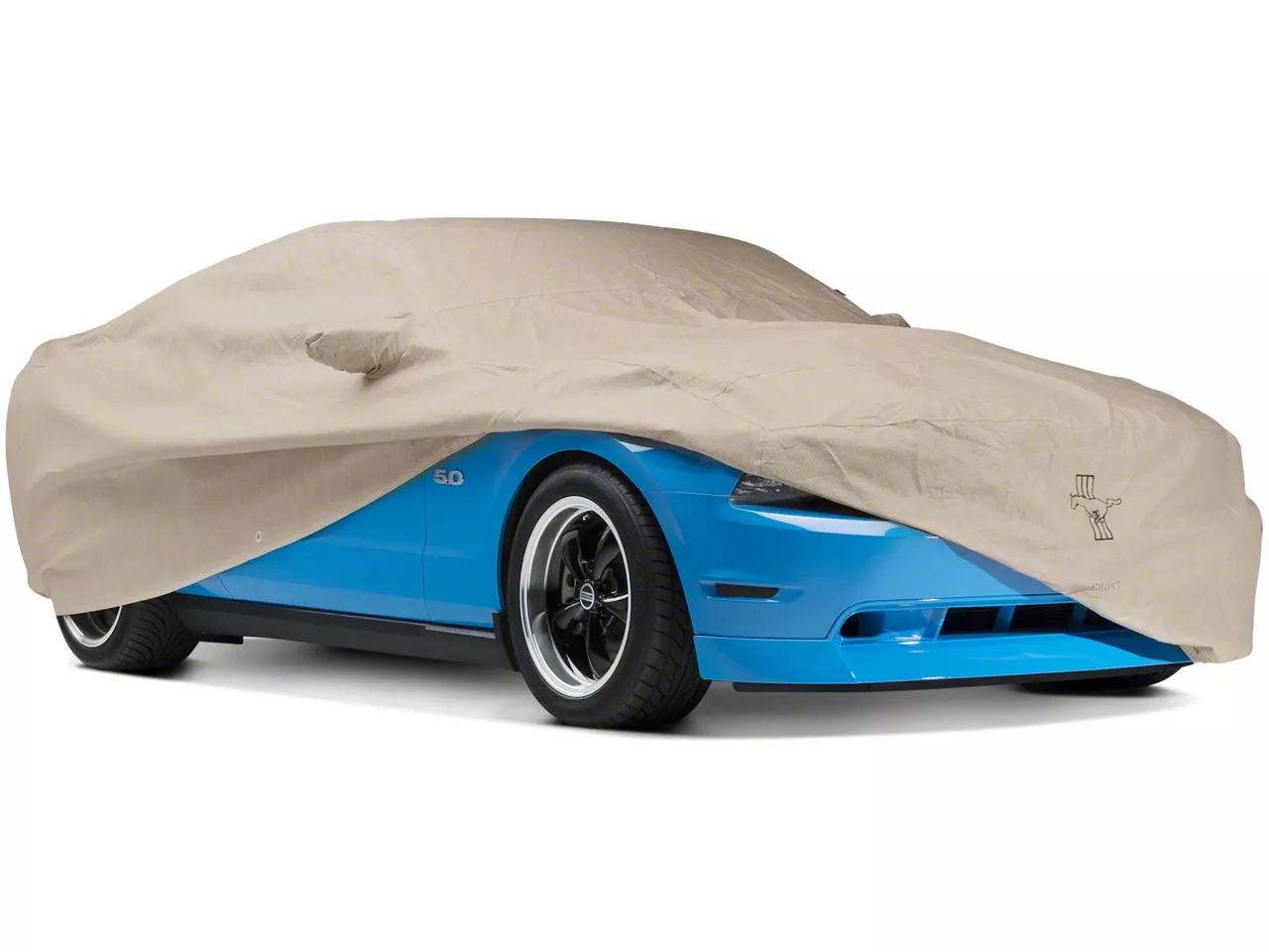 Covercraft Mustang Deluxe Custom Fit Car Cover; Pony Logo C17124TTFD