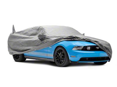 Custom Fit Car Cover; Gray (05-14 Mustang)