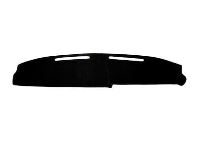 Custom Fit Dash Cover; Brushed Suede Black (79-86 Mustang)