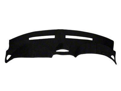 Custom Fit Dash Cover with Clock Cutout; Carpet Charcoal (94-97 Mustang)