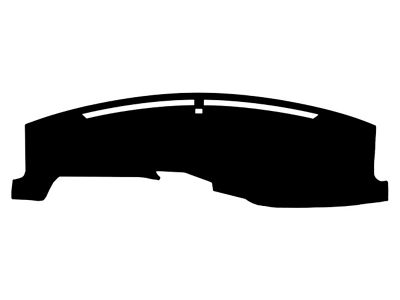 Custom Fit Dash Cover; Dashtex Black (24-25 Mustang)