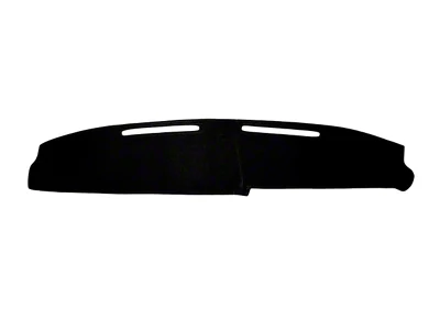 Custom Fit Dash Cover; Velour Black (79-86 Mustang)