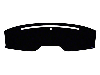 Custom Fit Dash Cover; Velour Grey (15-23 Mustang w/o Forward Collision Warning)