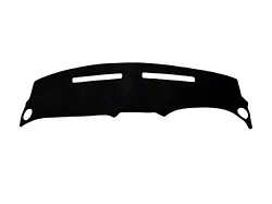 Custom Fit Dash Cover without Clock Cutout; Carpet Black (98-04 Mustang)