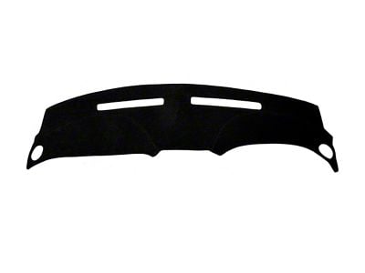 Custom Fit Dash Cover without Clock Cutout; Carpet Black (98-04 Mustang)