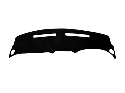 Custom Fit Dash Cover without Clock Cutout; Velour Vanilla (98-04 Mustang)