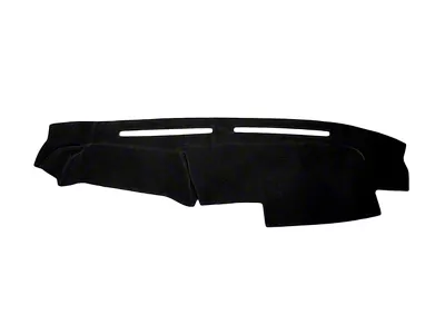 Custom Fit Dash Cover without Side Defroster Vent Cutouts; Dashtex Black (87-93 Mustang)