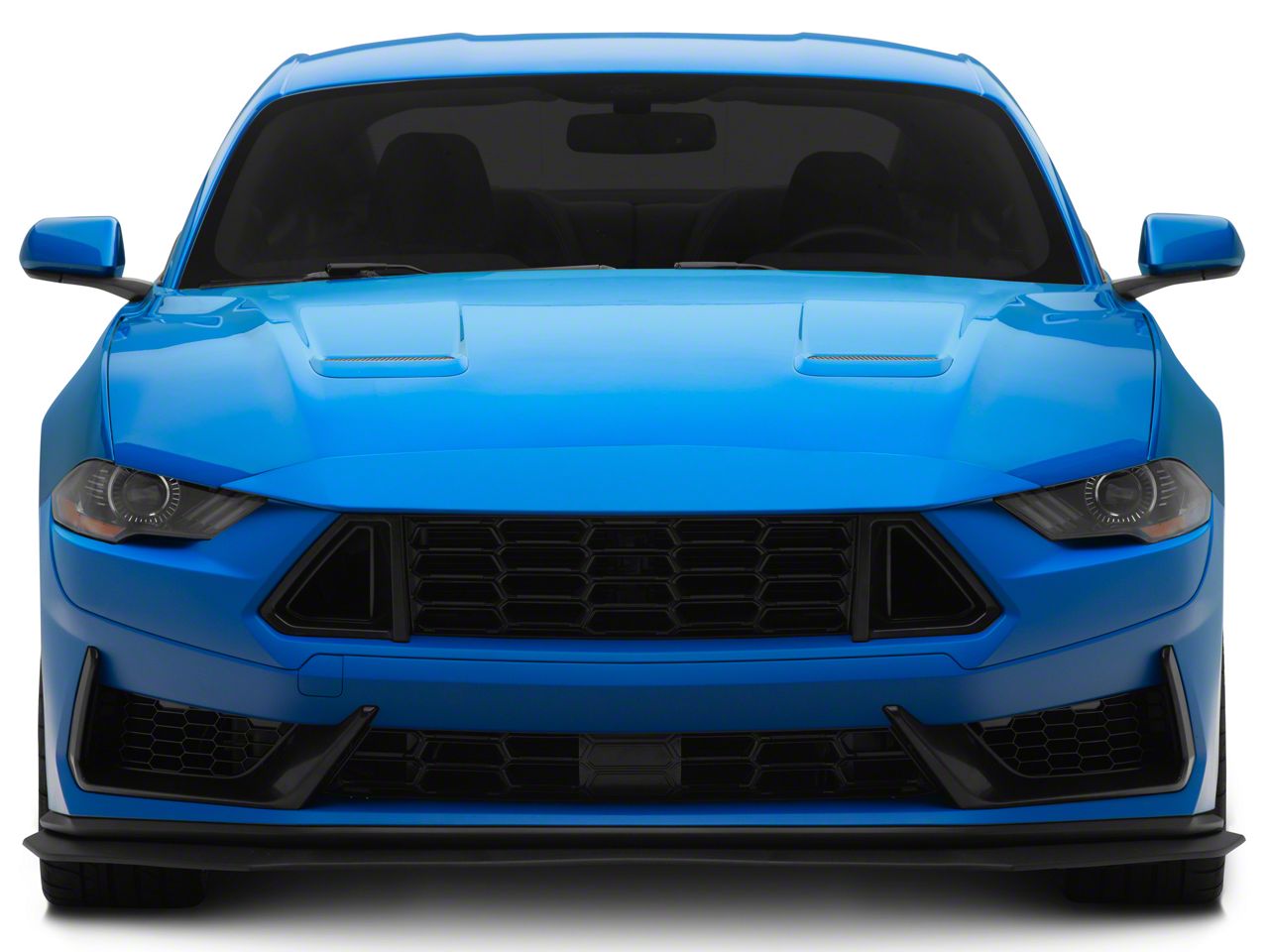 Dark Horse Style Conversion Front Bumper; Unpainted (18-23 Mustang GT, EcoBoost)