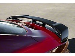 Dark Horse Style Rear Spoiler; Glossy Black (24-26 Mustang Fastback)