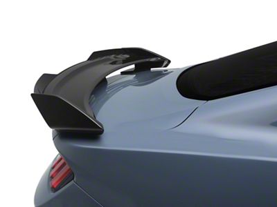 Dark Horse Style Rear Spoiler; Glossy Black (24-25 Mustang Fastback)