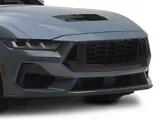 Dark Horse Style Upper Grille; Glossy Black (24-25 Mustang GT, EcoBoost)