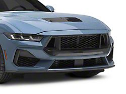 Dark Horse Style Upper Grille with GT Mesh Cover; Carbon Fiber (24-25 Mustang GT, EcoBoost)