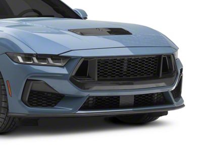 Dark Horse Style Upper Grille with GT Mesh Cover; Carbon Fiber (24-25 Mustang GT, EcoBoost)