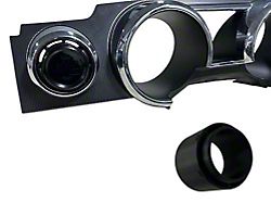 Dash Cluster Driver Side Air Vent Single Gauge Pod; 2-1/16-Inch (05-09 Mustang)