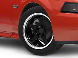 Deep Dish 2003 Cobra Style Gloss Black Wheel; 17x9; 25mm Offset (99-04 Mustang)