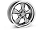 Deep Dish Bullitt Anthracite Wheel; Rear Only; 18x10 (99-04 Mustang)