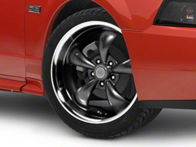 Deep Dish Bullitt Anthracite Wheel; 18x9 (99-04 Mustang)