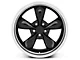 Deep Dish Bullitt Gloss Black Wheel; 19x8.5 (99-04 Mustang)