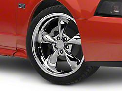 Deep Dish Bullitt Chrome Wheel; 19x8.5; 30mm Offset (99-04 Mustang)