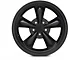 Deep Dish Bullitt Solid Gloss Black Wheel; Rear Only; 17x10.5 (99-04 Mustang)