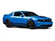 Deep Dish Bullitt Solid Gloss Black Wheel; Rear Only; 18x10 (10-14 Mustang GT w/o Performance Pack, V6)