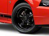 Deep Dish Bullitt Solid Gloss Black Wheel; 18x9; 30mm Offset (99-04 Mustang)