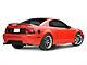 Deep Dish FR500 Style Gloss Black Machined Wheel; Rear Only; 18x10 (99-04 Mustang)