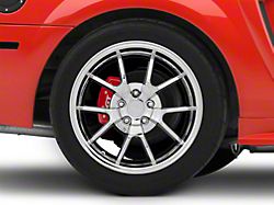 Deep Dish FR500 Style Chrome Wheel; Rear Only; 18x10; 22mm Offset (99-04 Mustang)