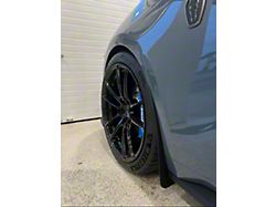 Deluxe Rock Guards; Rear Only (24-25 Mustang)