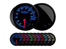 Digital 100 PSI Fuel Pressure Gauge; Elite 10 Color (Universal; Some Adaptation May Be Required)