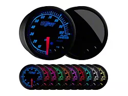 Digital 100 PSI Fuel Pressure Gauge; Elite 10 Color (Universal; Some Adaptation May Be Required)