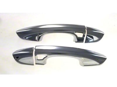 Door Handle Covers; Chrome (15-23 Mustang)